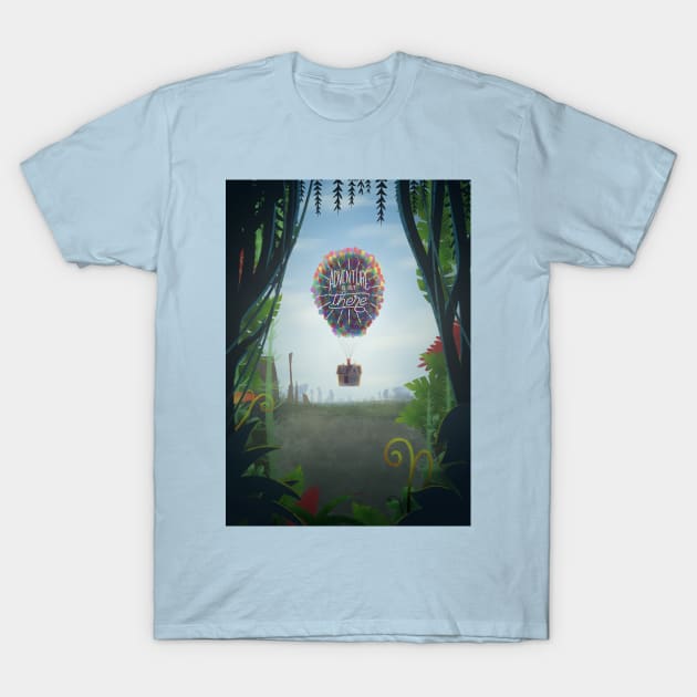 Up - Adventure is Out There T-Shirt by Studio Mootant